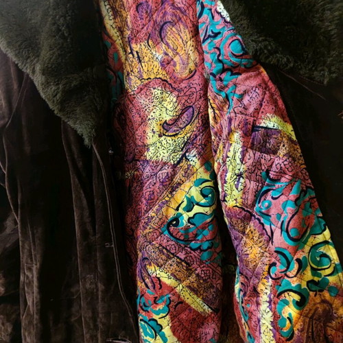 Handmade kastorino coat like new, brown, size L/XL
