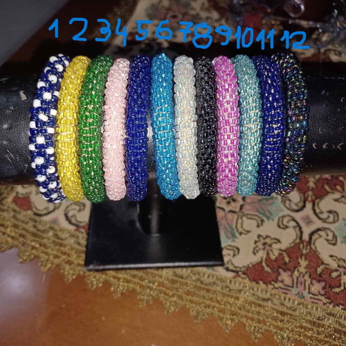 Bracelets new, set of 4 in various colors