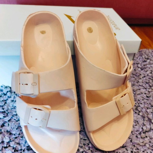 H&M pink slippers used, size 37