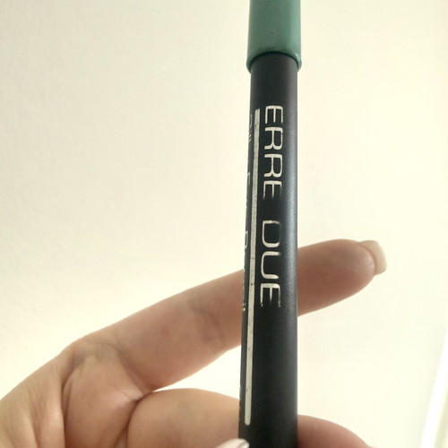 Erre Due Silky Eye Liner Pencil Metallic Dark Green Blue Soft