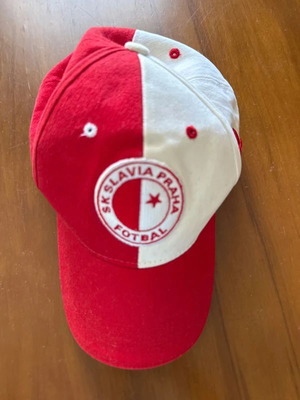 Retro Slavia Prague Hat like new, authentic