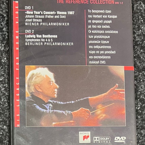 Double DVD Herbert Von Karajan like new, classical music