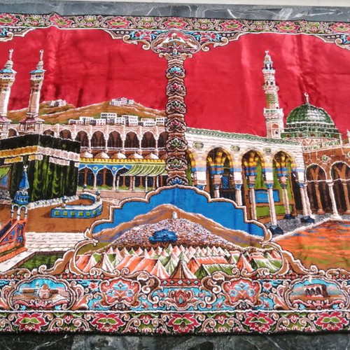 Velvet wall hangings like new, Mecca mosque and The Abduction themes