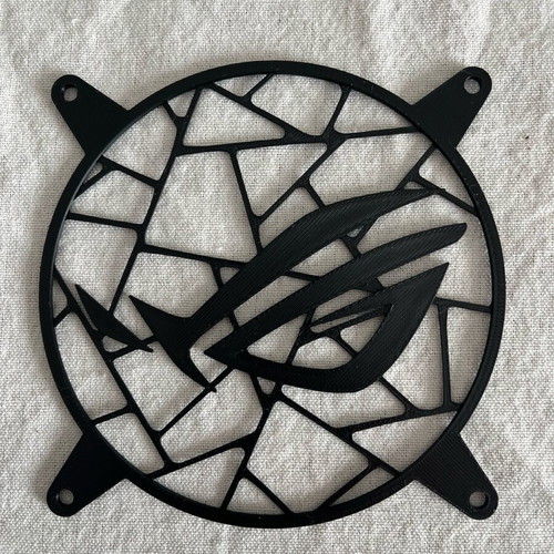 ASUS ROG fan cover new, black 3d print