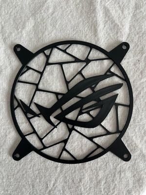 ASUS ROG fan cover new, black 3d print