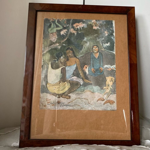 Gauguin 1892 Contes barbares painting new with frame