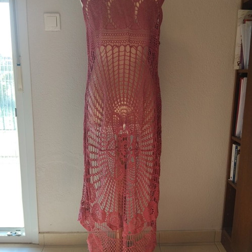Bordeaux knitted blouse with asymmetric hem used