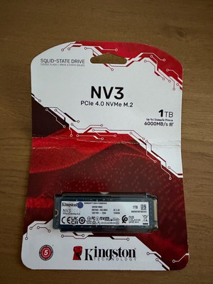 Kingston NV3 SSD 1Tb M.2 NVMe PCI express 4 καινούργιο