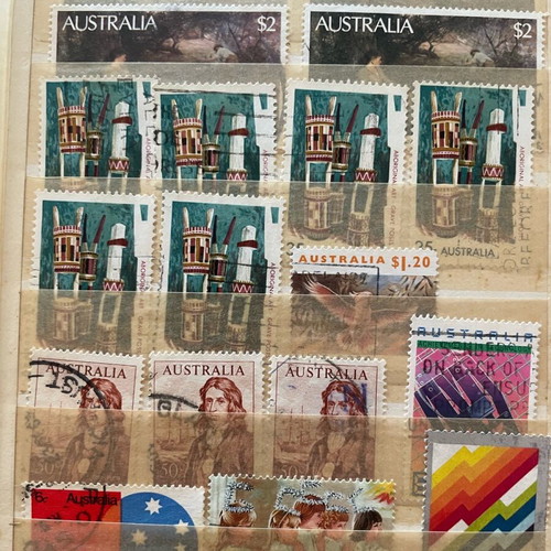 Collectible Australian stamps 1970–1990 thematic, flowers, animals