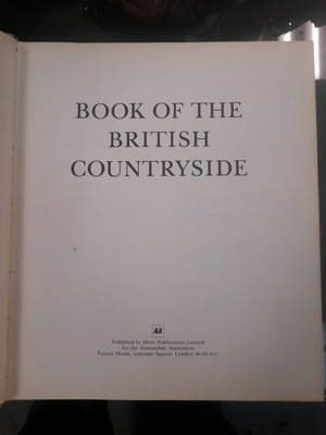 Book of the British Countryside used book about British nature