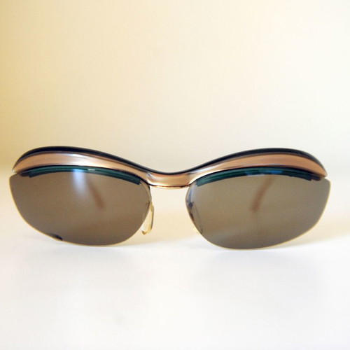 SOL-AMOR Vintage Sunglasses France 1960s Space Age Collectible