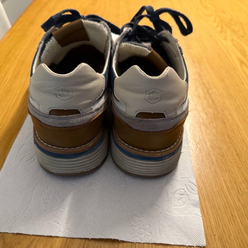 Lumberjack men's sneakers used, size 43, white and blue