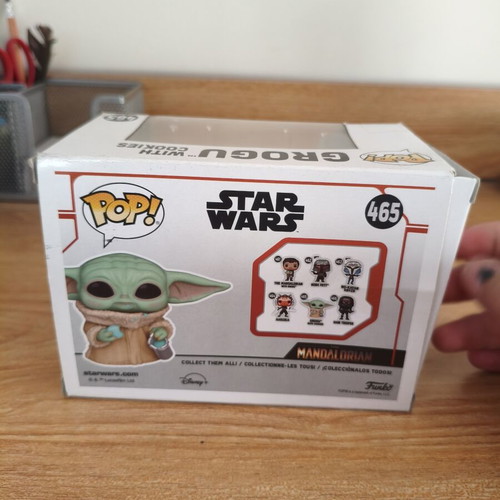 Funko Pop Star Wars Grogu with Cookies 465 used
