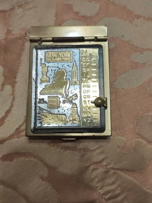 Vintage mini agenda New York used, no notes
