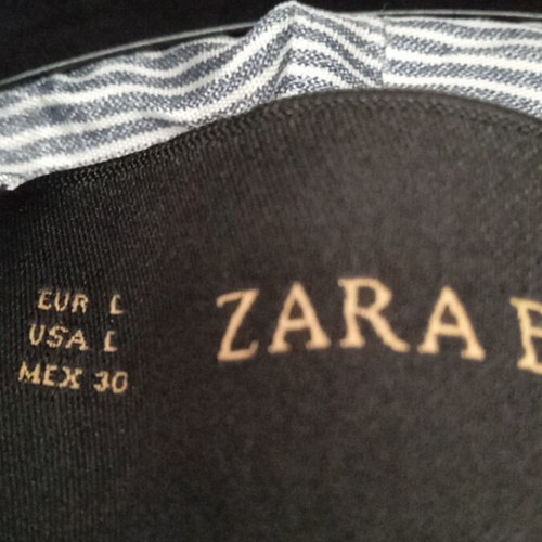 Zara jacket like new, white and blue, size L