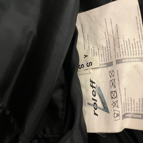 Motorcycle jacket used, size small, with removable thermal lining