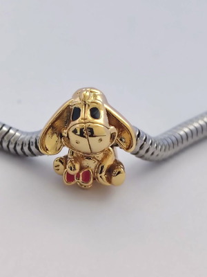 Charm Disney Winnie the Pooh new, silver with red enamel