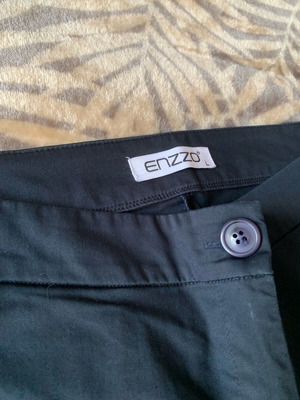 Enzzo Παντελόνι Μπλε Navy σαν καινούργιο, μέγεθος Large