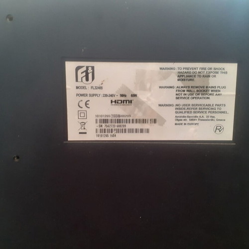 Fj 32-inch TV like new