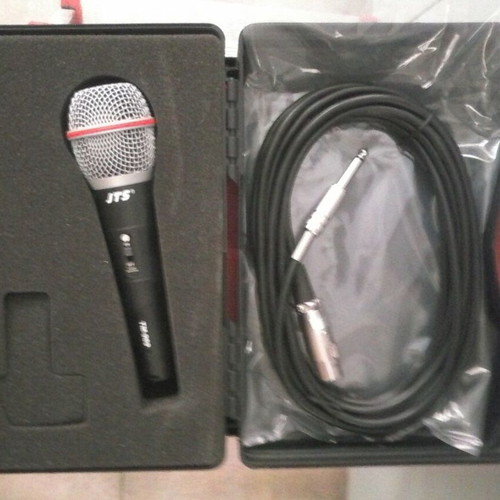 JTS Wired Microphone TM-969 with Metal Frame and XLR Cable, New