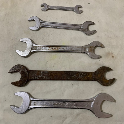 Set of German wrenches used