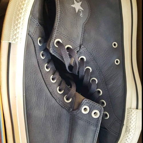 Converse Chuck Taylor All Star Leather Sneakers Blue New