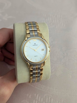 Junghans Armbanduhr 47/1675 Quartz watch like new, two toned