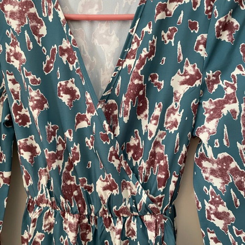 Maxi dress new, turquoise, S/M for spring and autumn