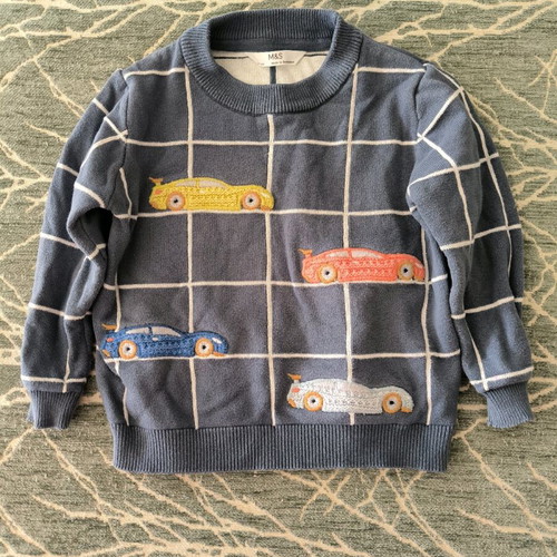 Children's shirt used with car designs for ages 2-3