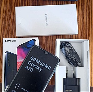 Samsung A70 6/128 - Black   -- ελάχιστα χρησιμοποιημένο