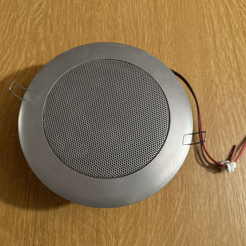 Ceiling speakers set of 2, round recessed design