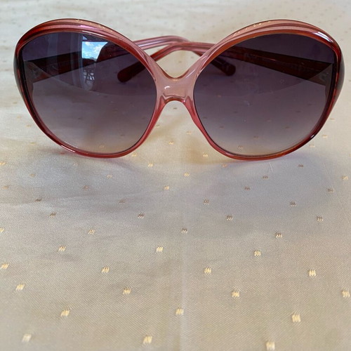 Segue women's sunglasses new, round with red frame and grey gradient lenses