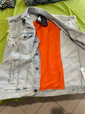 Αμανίκο τζίν Bershka καινούργιο, μπλε, μέγεθος XL