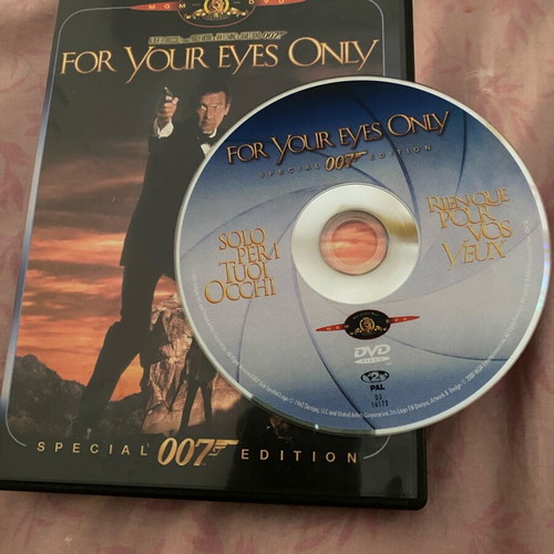DVD of James Bond movie For Your Eyes Only like new