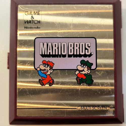 Nintendo Game & Watch Mario Bros. MW-56 Multi Screen used, functional