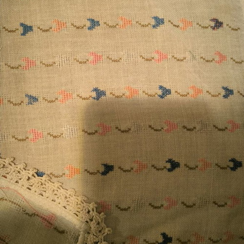 Handmade embroidered needlework