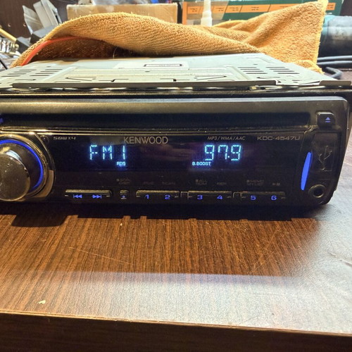 Kenwood Car Stereo used with CD, USB, and Aux