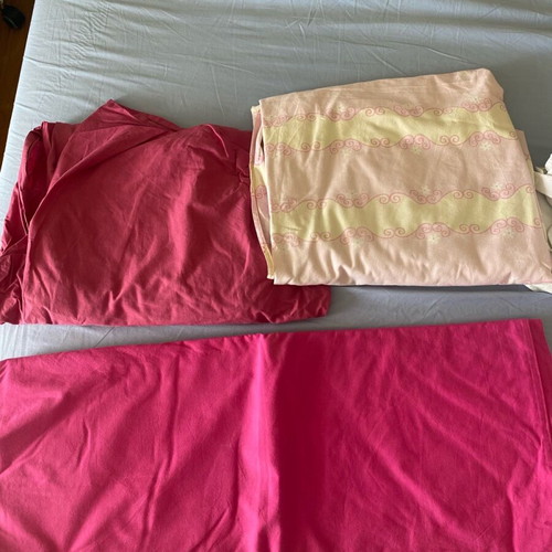 Bed sheet and duvet cover set like new for single bed