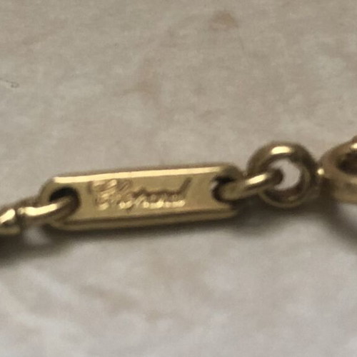 Chopard Happy Diamonds Moon & Stars pendant like new, 18k gold