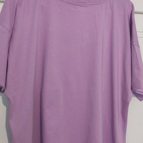 Mat blouse one size new, purple with silver details