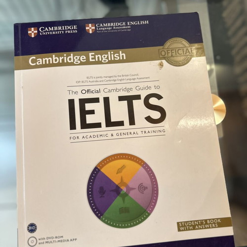 The Official Cambridge Guide to IELTS book used, English