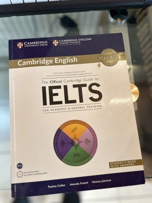 The Official Cambridge Guide to IELTS book used, English