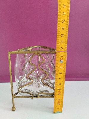 Christmas candle holder for tealight triangular