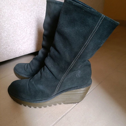 Fly London boots like new, size 37, blue