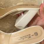 Luigi white platform sandals new