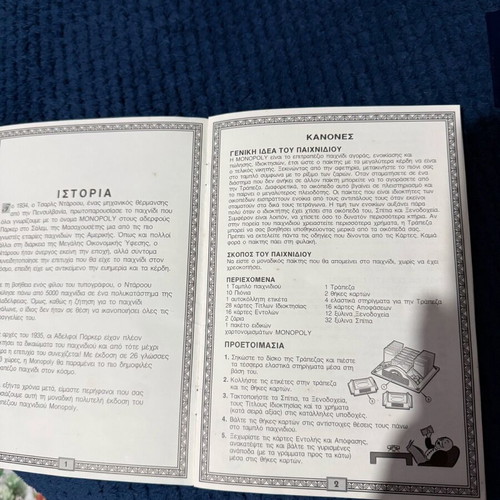 Monopoly limited edition used, old school with drachmas
