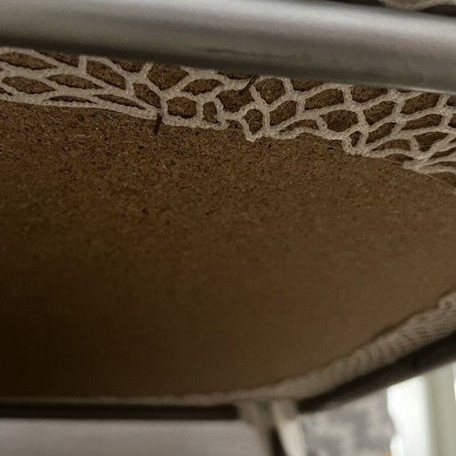 Baby playpen used with mesh sides beige with stars