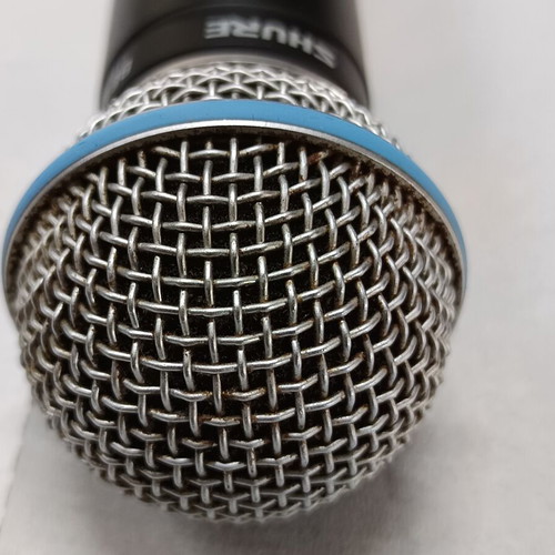 Shure Beta 58A microphone used with case