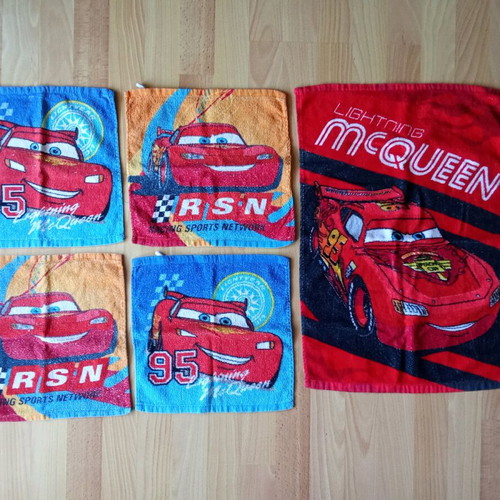Children's towels used for hands and kindergarten McQueen