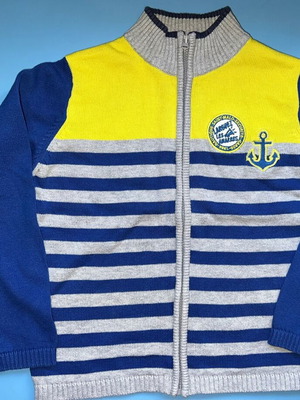 Ζακέτα Dpam για αγόρι 5 ετών σαν καινούργιο, μπλε και κίτρινη